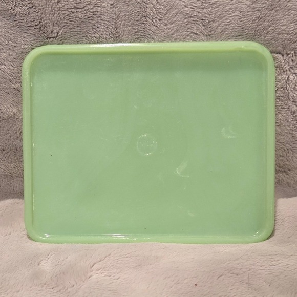 MCK Jadeite Glass Tray Rectangular Vintage Serving Dish 4x5
